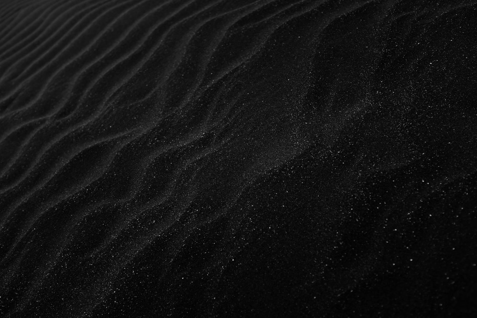 Abstract black sand